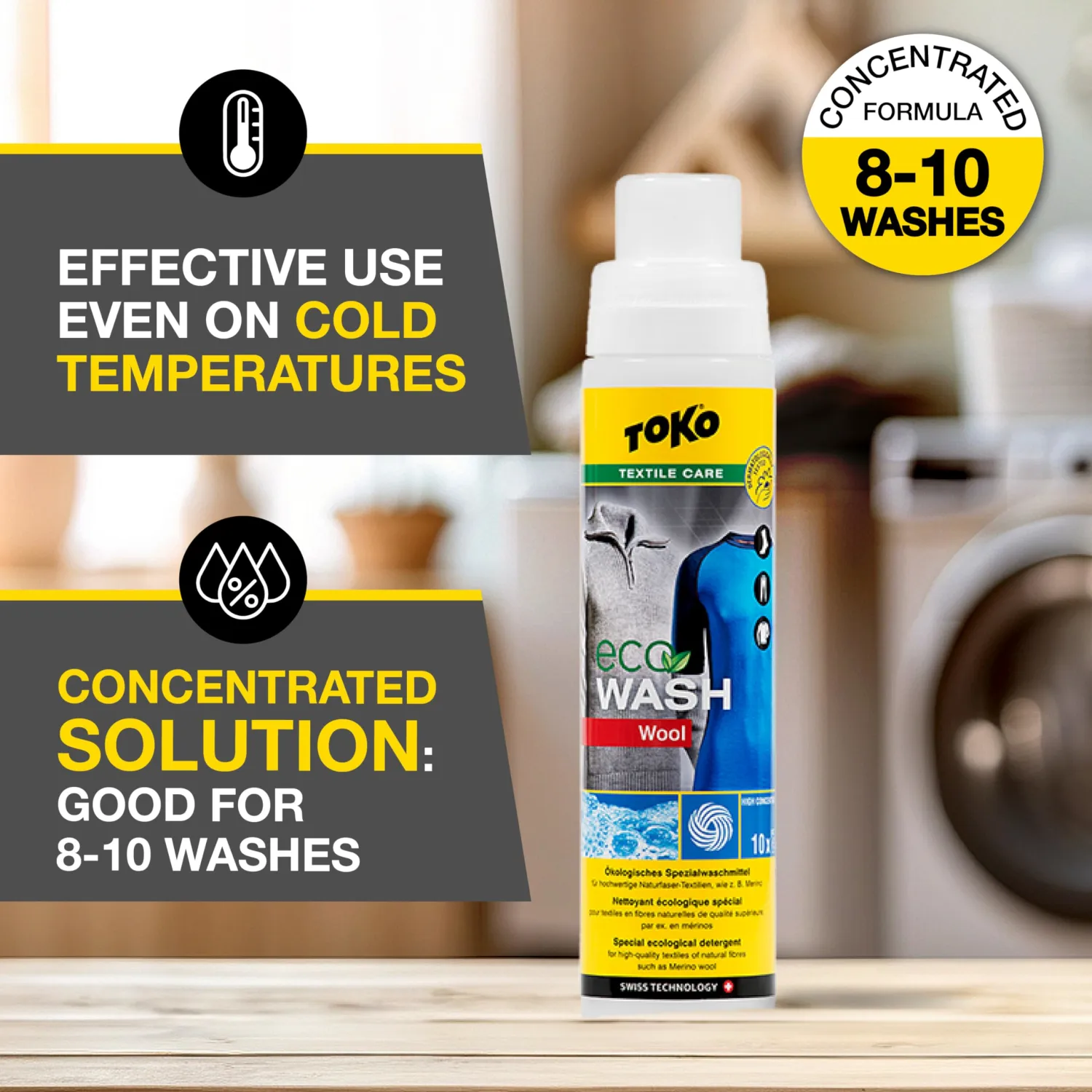 TOKO ECO Wool Wash 250ml - Detergent for Wool and Merino Clothing