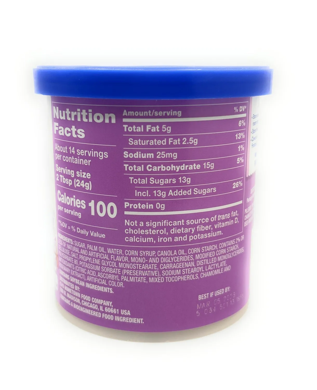 Pillsbury Whipped Sweet Cream Flavored Frosting 12oz - 1 can