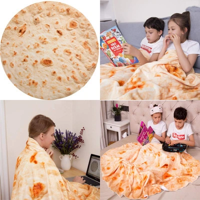 Corn Pancake Blanket, Coral Fleece Flannel Air-conditioning Throw