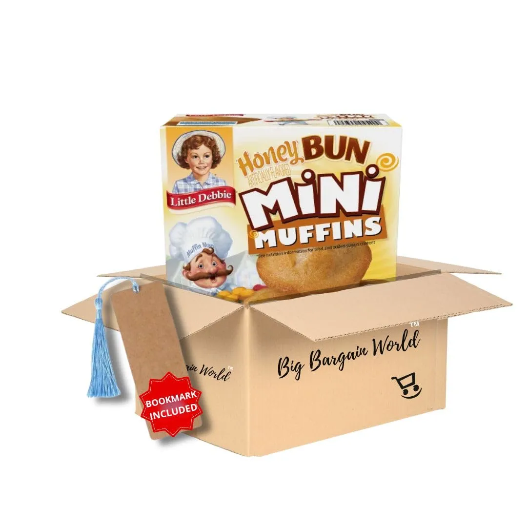 Mini Muffins Honey Bun's, 8.44 Oz Pack with Bonus Bookmark