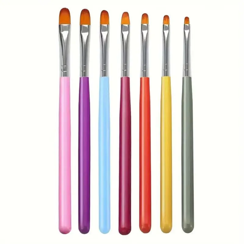 33PCS Nail Art Tools Set - Professional Gel Nail Brush, French Tip Liner Brushes, Dotting Tools, Builder Gel Brush & Detail Brushes, Nail Design for DIY Home Salon Manicure-Pink