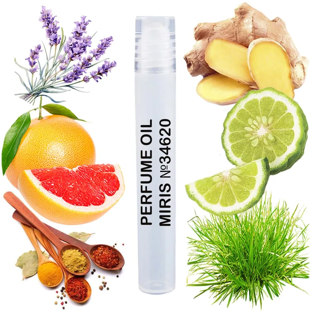 MIRIS No. 34620, Inspired by Ch 212, Long-Lasting Perfume Oil for Men Roll-On, Rollerball 0.34 Fl Oz / 10 ml