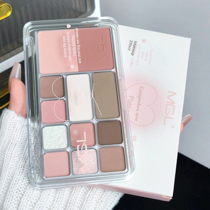Love At First Sight All-in-One Powder Palette 12 Shades For Everyday AutumnWinter Makeup