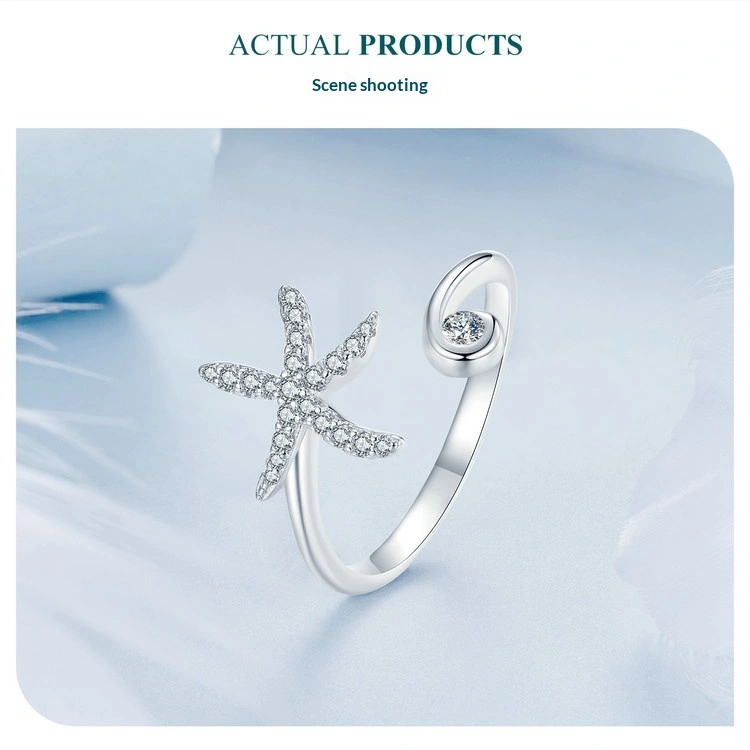 Women's Original Starfish Open Adjustable Ring