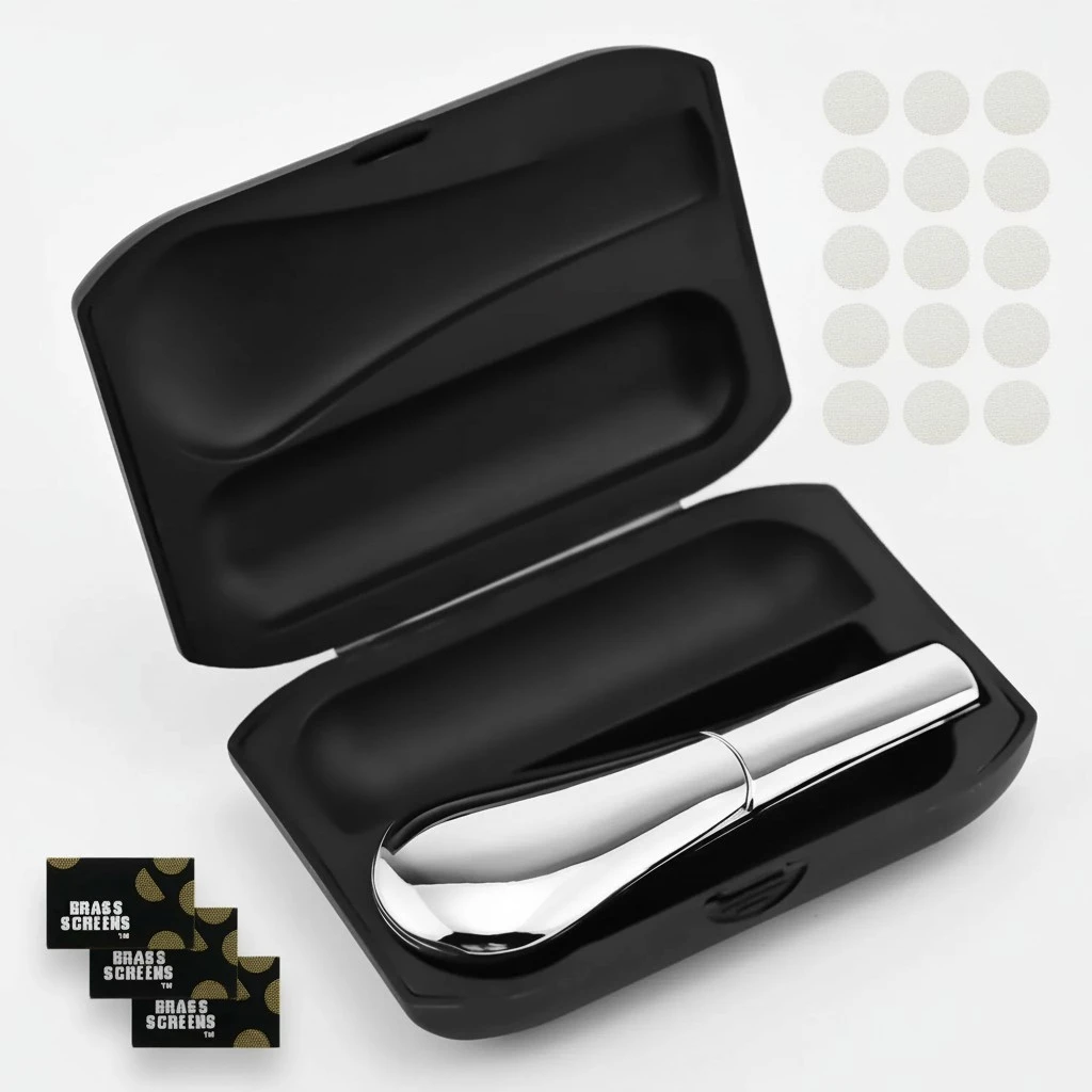 Short Metal Pipes, 4in Pipe Accessory Set (Sliver)