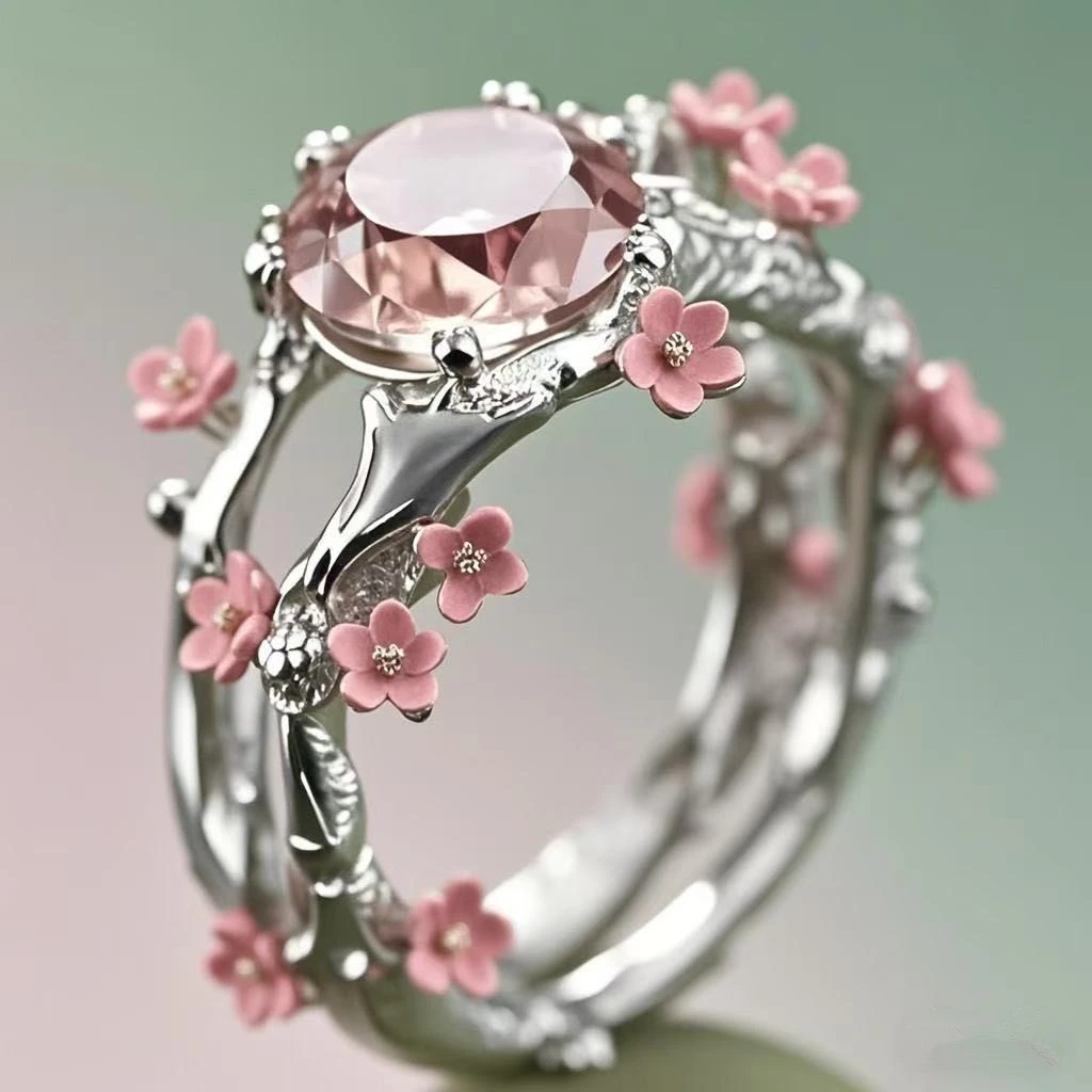 Small Ring Mall Flower Fashion Personality