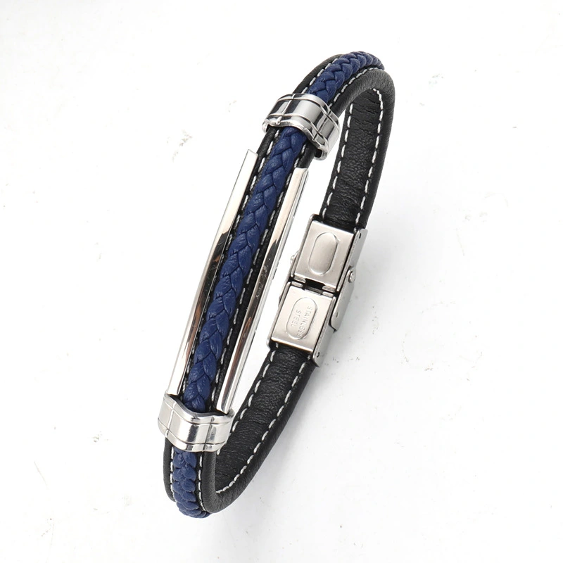 New Middle Eastern Polished Simple Men's Square Men's Bracelet