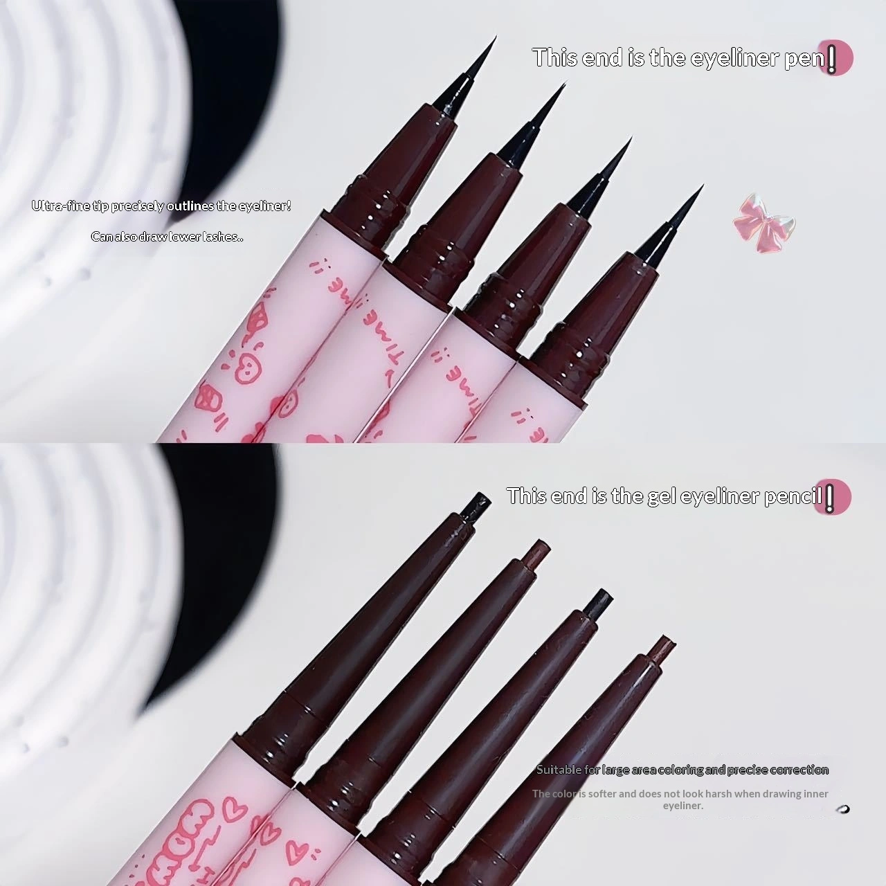 Dual-function Eyeliner Gel And Pen In One