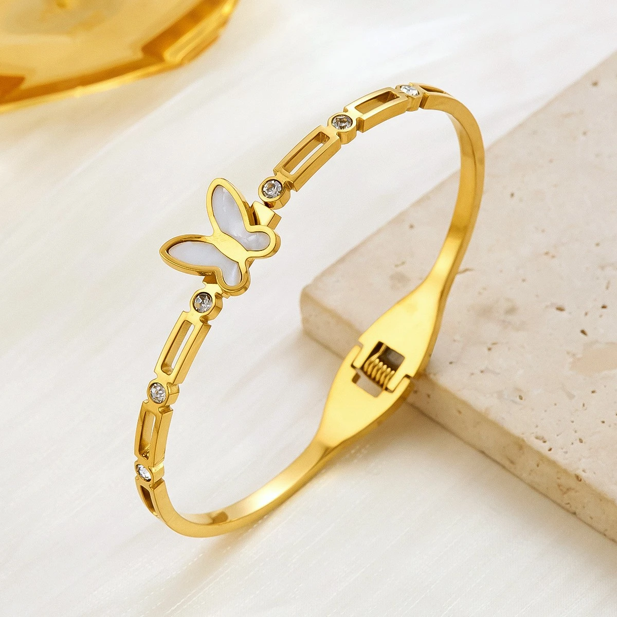 Minimalist Fade-resistant Solid Titanium Steel Bracelet