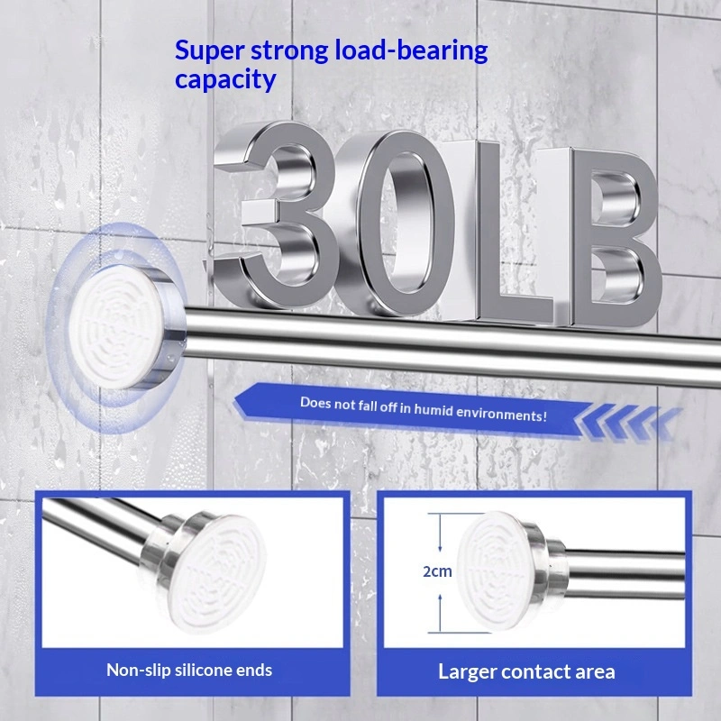 Universal Heavy-Duty Multi-Functional Telescoping Rod For Bathroom And Balcony