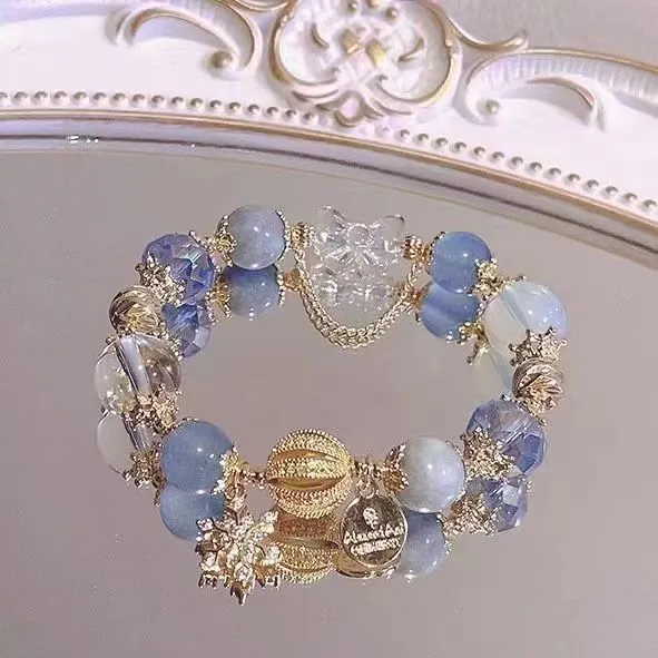 New Gentian Crystal Fragrant Wind Bracelet