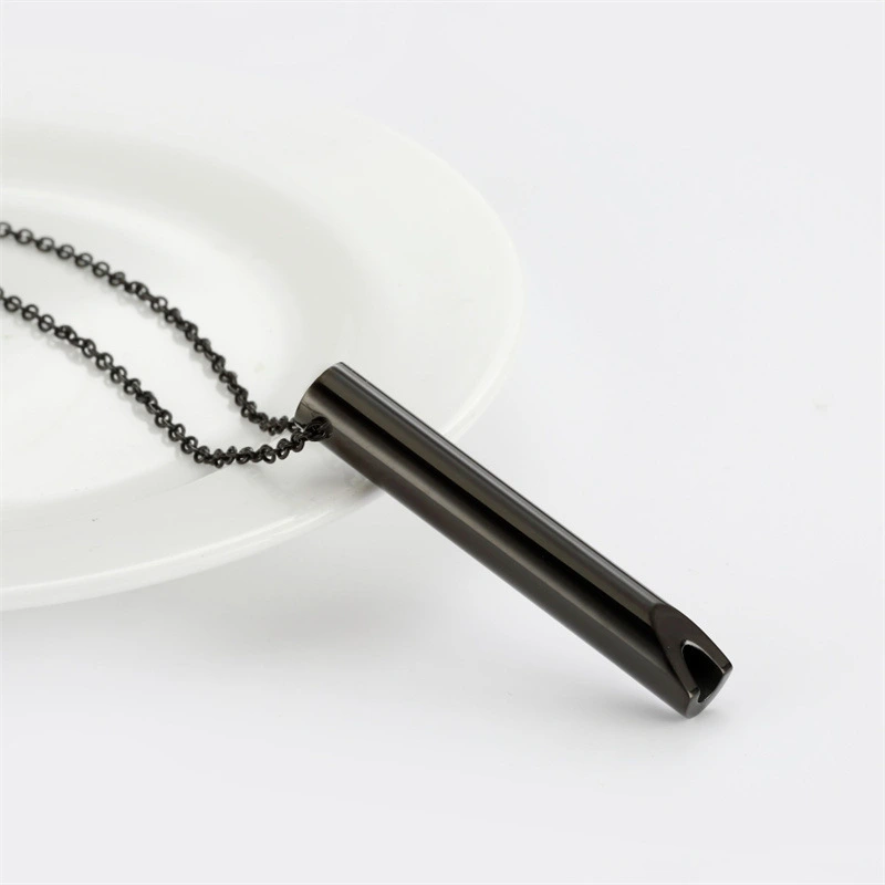Stress-relieving Yoga Whistle Pendant Necklace