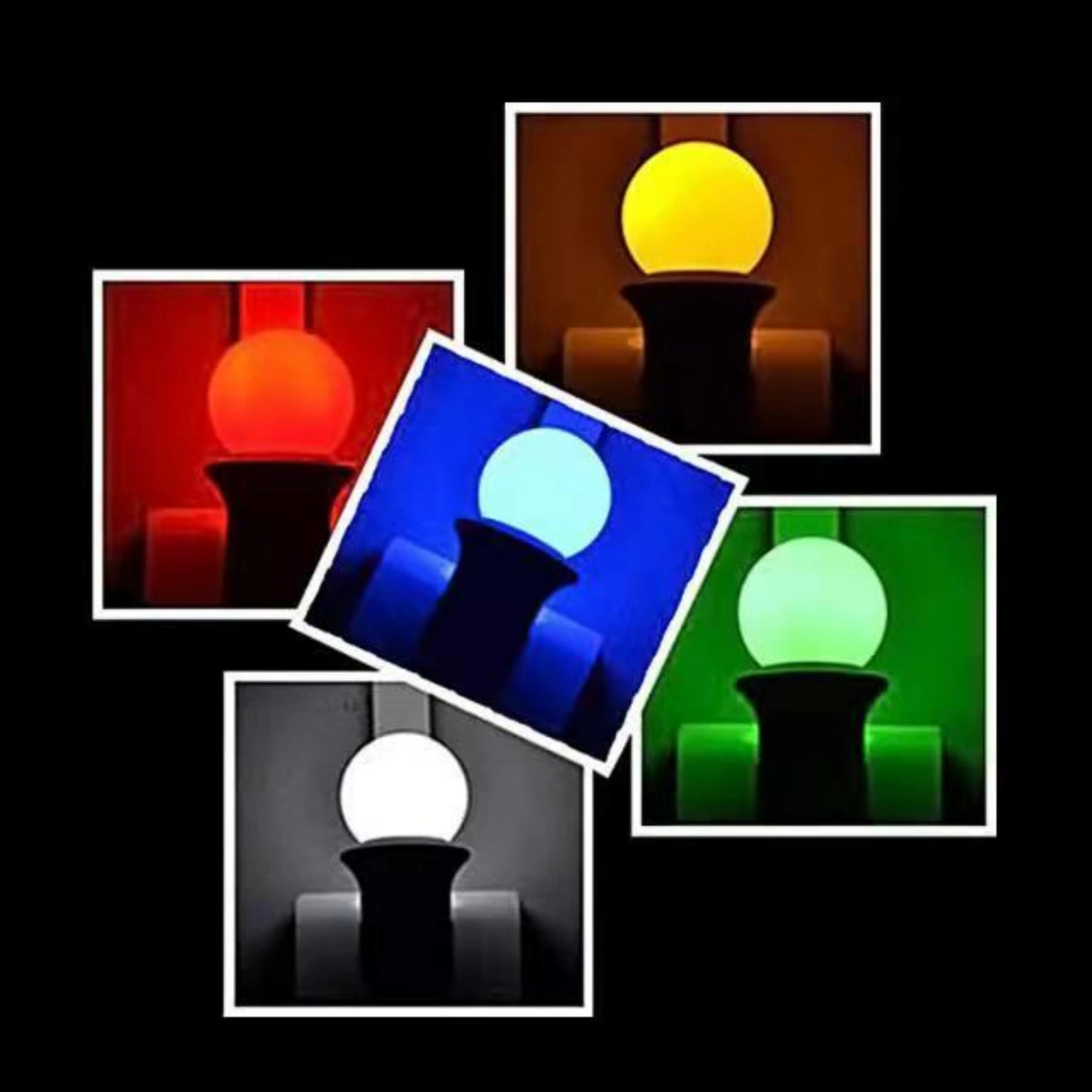 LED Colored E27 Screw Base Energy-saving Small Light Bulb