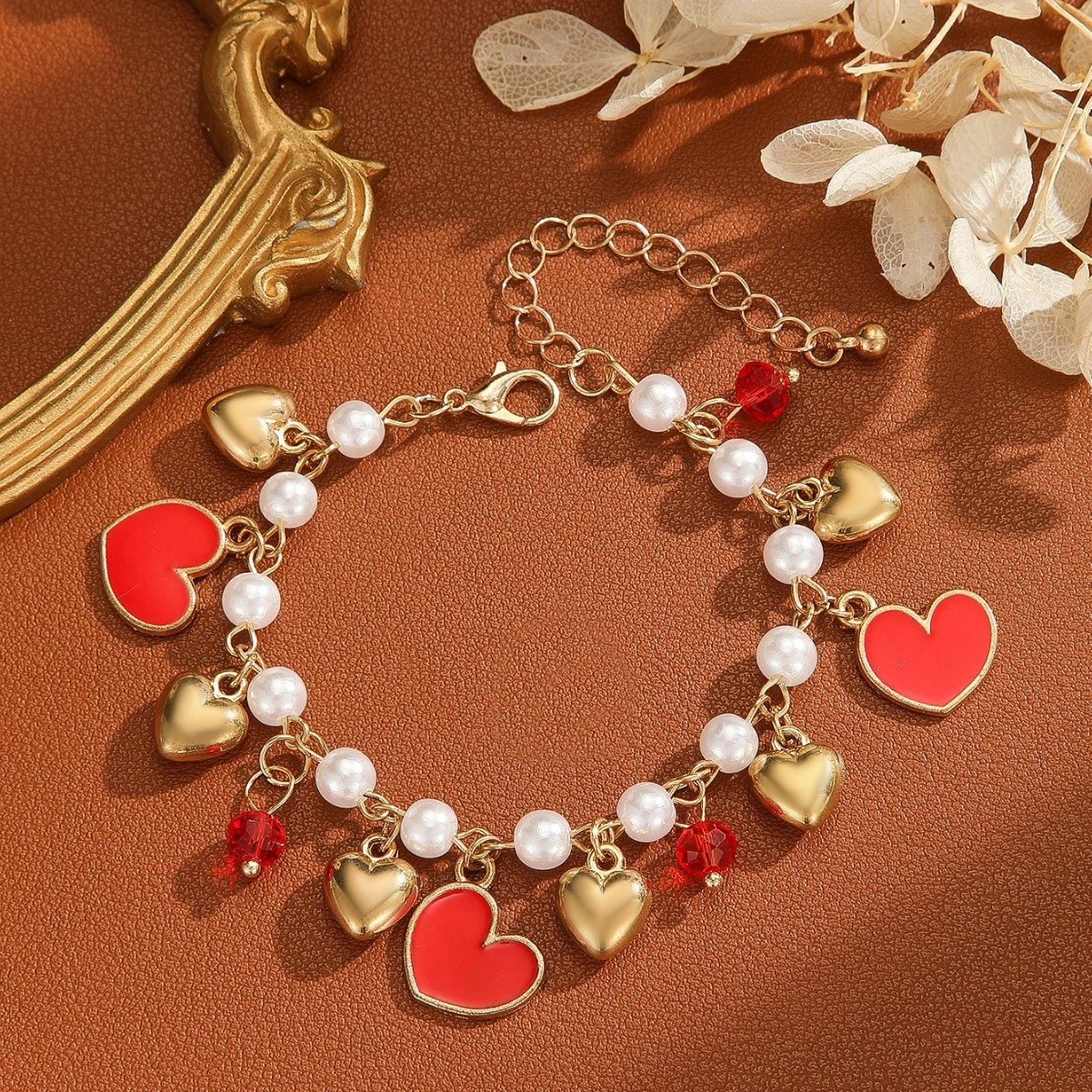 European And American Chinese Advanced Color Fruit Pendant Bracelet