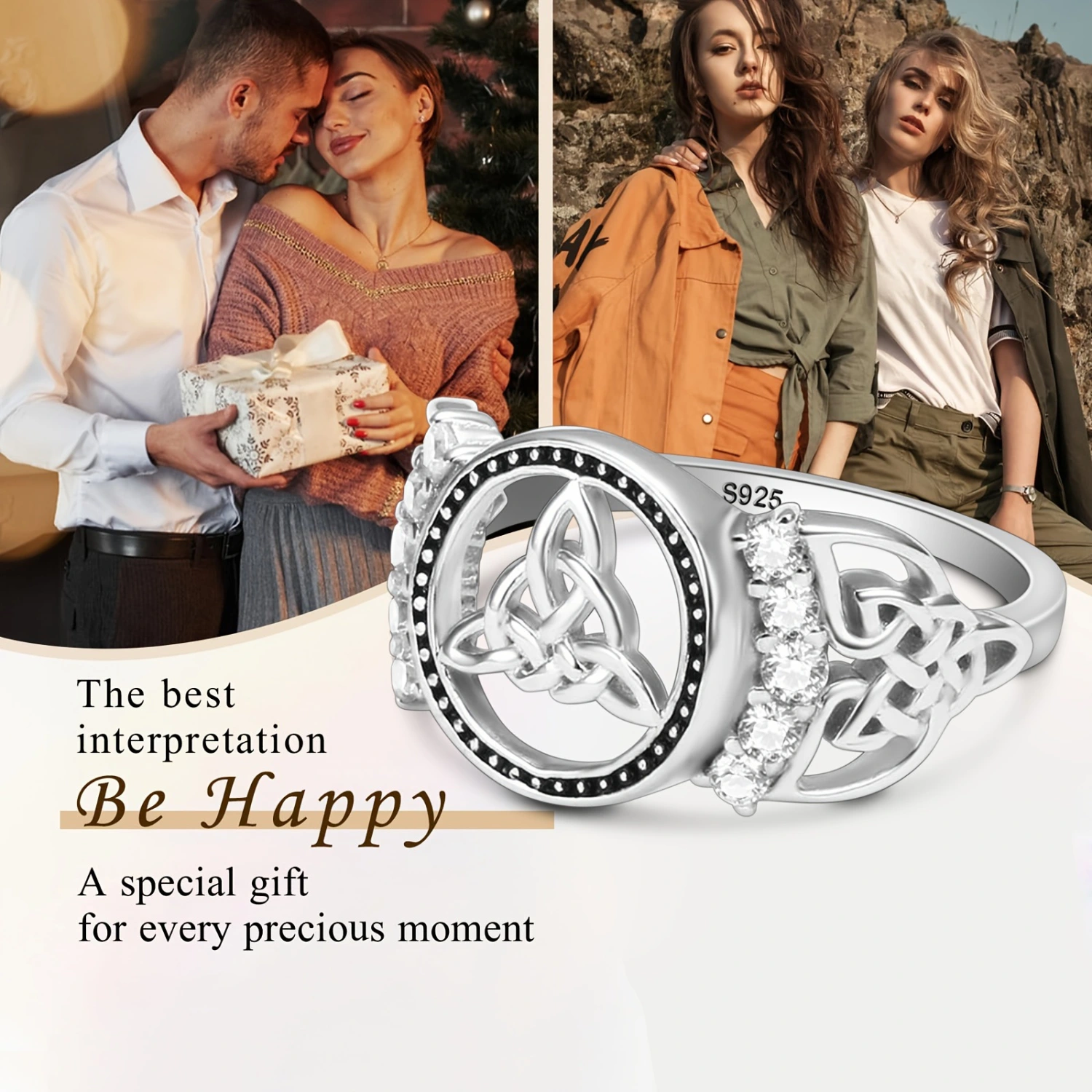 Women's Fashion Personalized Retro Victoria Ring