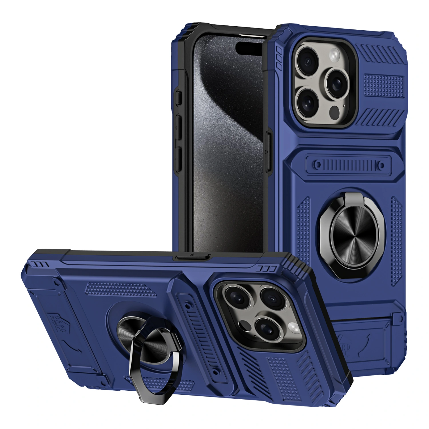 Phone Case Hidden Card Drop-resistant Protective Cover17 Series