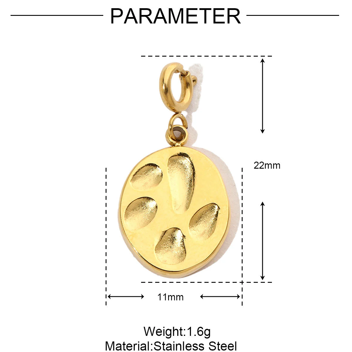Tree Of Life Cross Titanium Steel DIY Slingshot Buckle Necklace Pendant