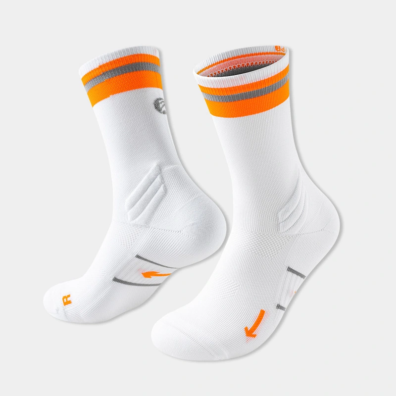 Mens And Womens Mid-calf Marathon Socks For Outdoor Hiking And Trail Running