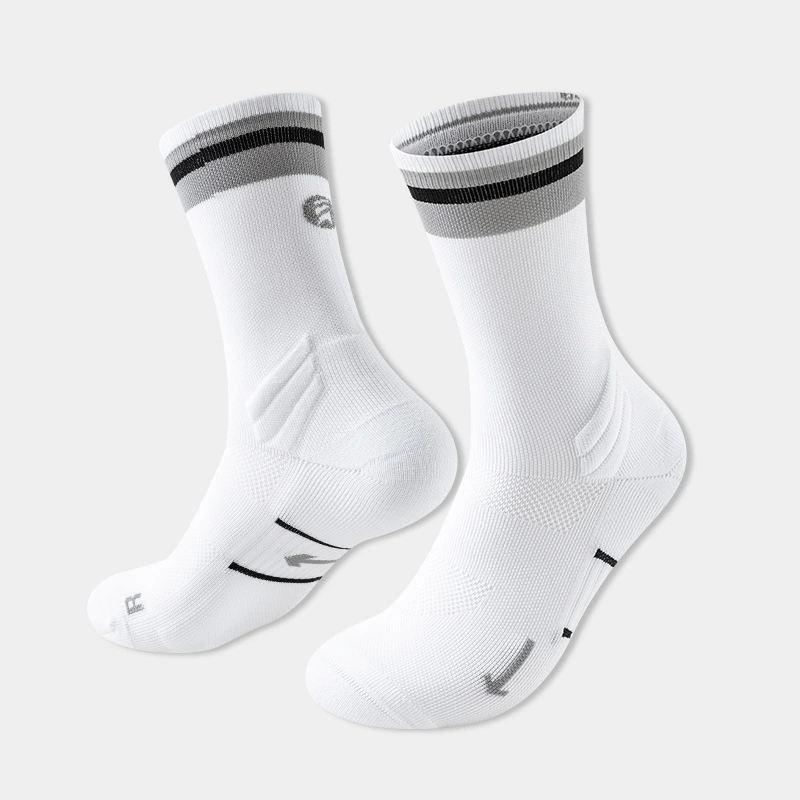 Mens And Womens Mid-calf Marathon Socks For Outdoor Hiking And Trail Running