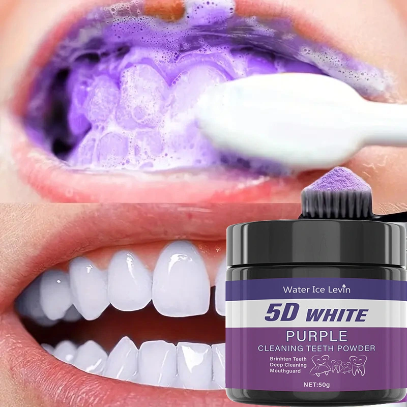 Purple Tooth Powder Breath Toothpaste
