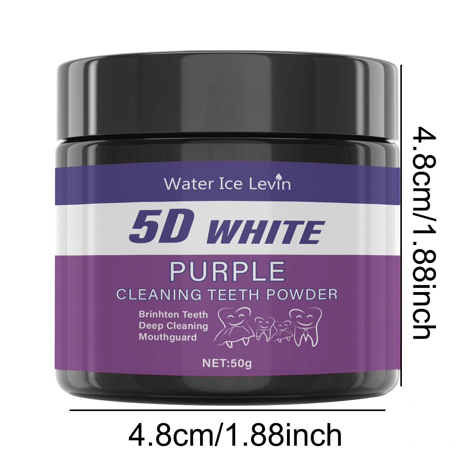Purple Tooth Powder Breath Toothpaste