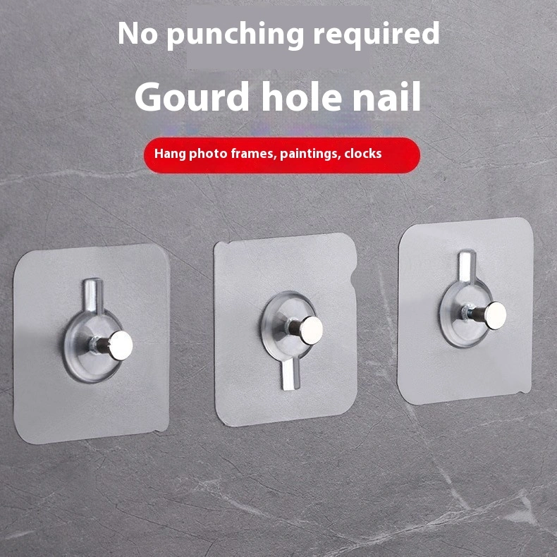 Strong Adhesive Wall Sticker With No Trace Nail Hook
