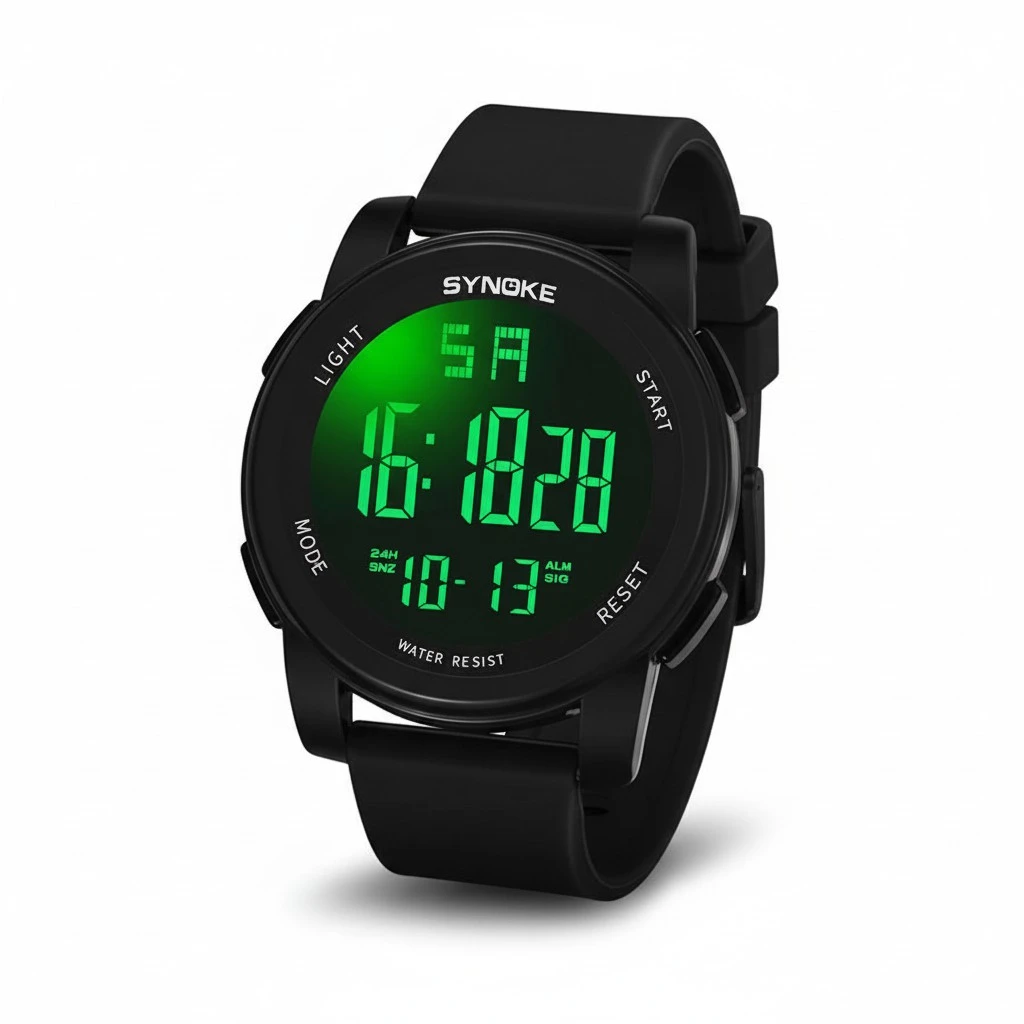 Mens Outdoor Sports Electronic Watch For Swimming