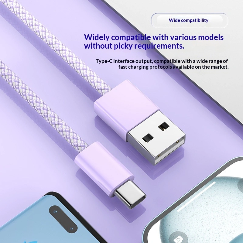 Macaron-colored Fast-charging Data Cable