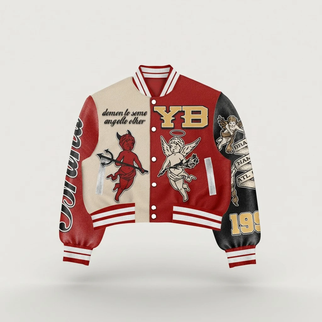Fashion Casual Printed Polyester Sweater