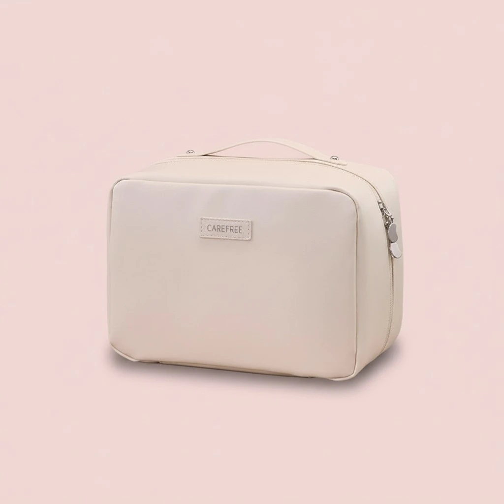 Portable, High-capacity Toiletries And Cosmetics Organizer