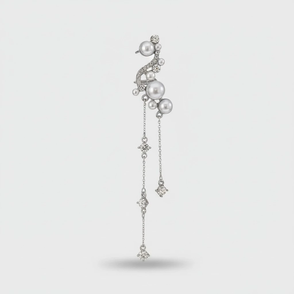 Long Tassel Ear Clips For Women No Ear Piercing Required