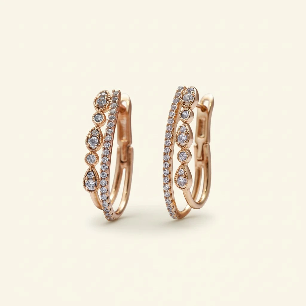 Womens Retro-Style Fashionable Creative Earrings