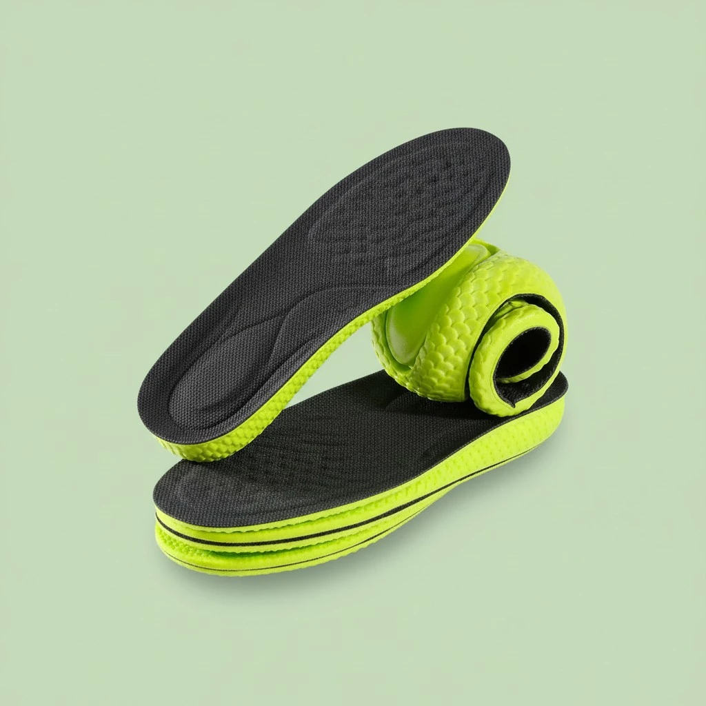 Shock-absorbing Athletic Insoles