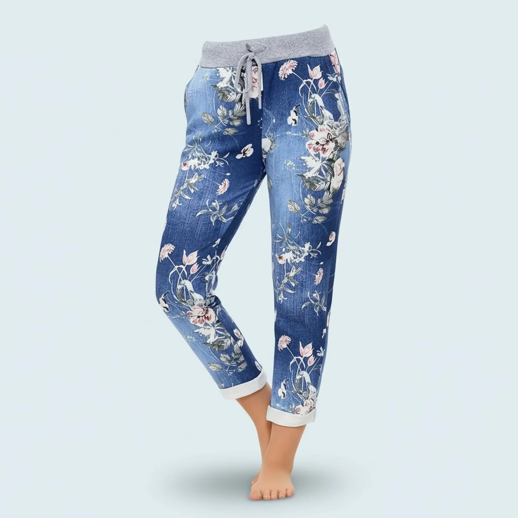 European And American-style Casual Printed Magic Jogger Pants