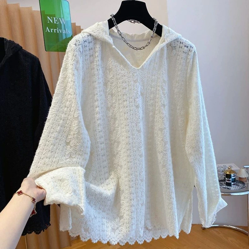 Winter Loose Layered Versatile Hooded Top