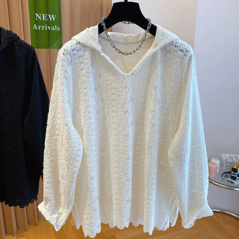 Winter Loose Layered Versatile Hooded Top