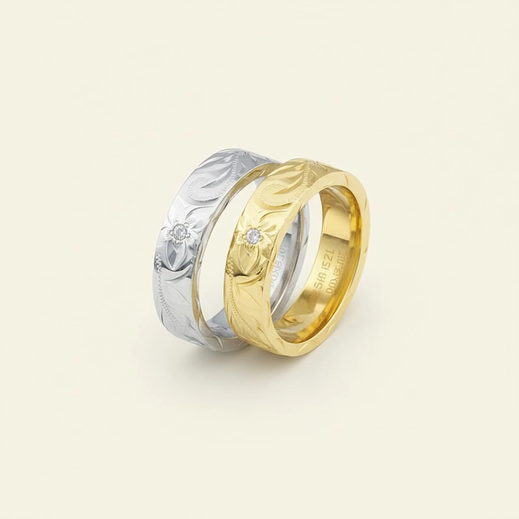 Ethnic-style Textured Ring For Women