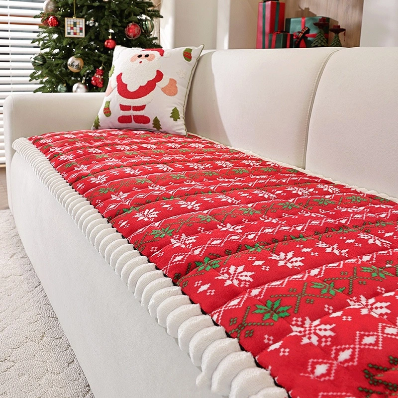 New Winter Minimalist Thickened Plush Sofa Cushion