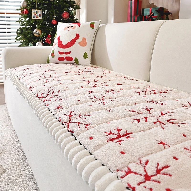 New Winter Minimalist Thickened Plush Sofa Cushion