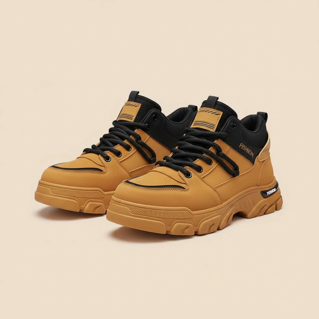 Men's Outdoor High-top Sports Boots That Are Non-slip