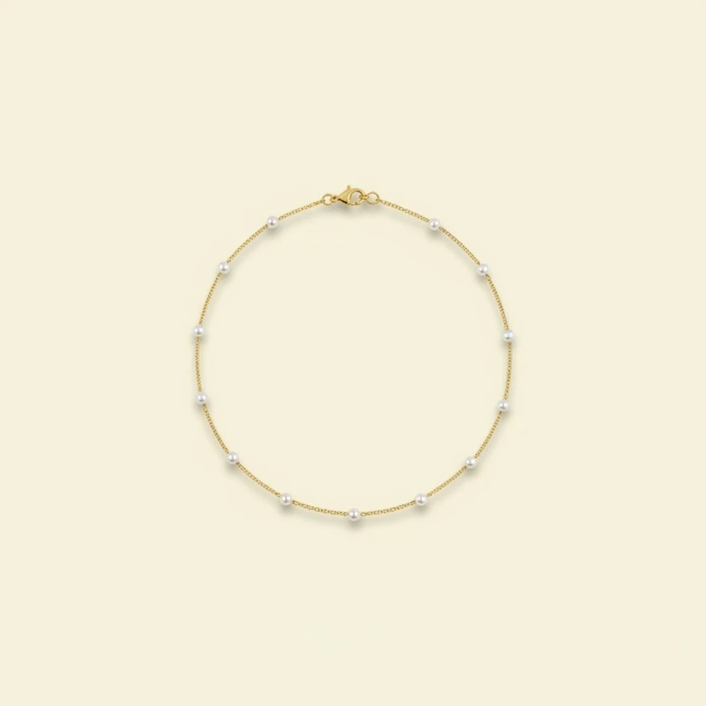 Titanium Steel Pearl Necklace For Women