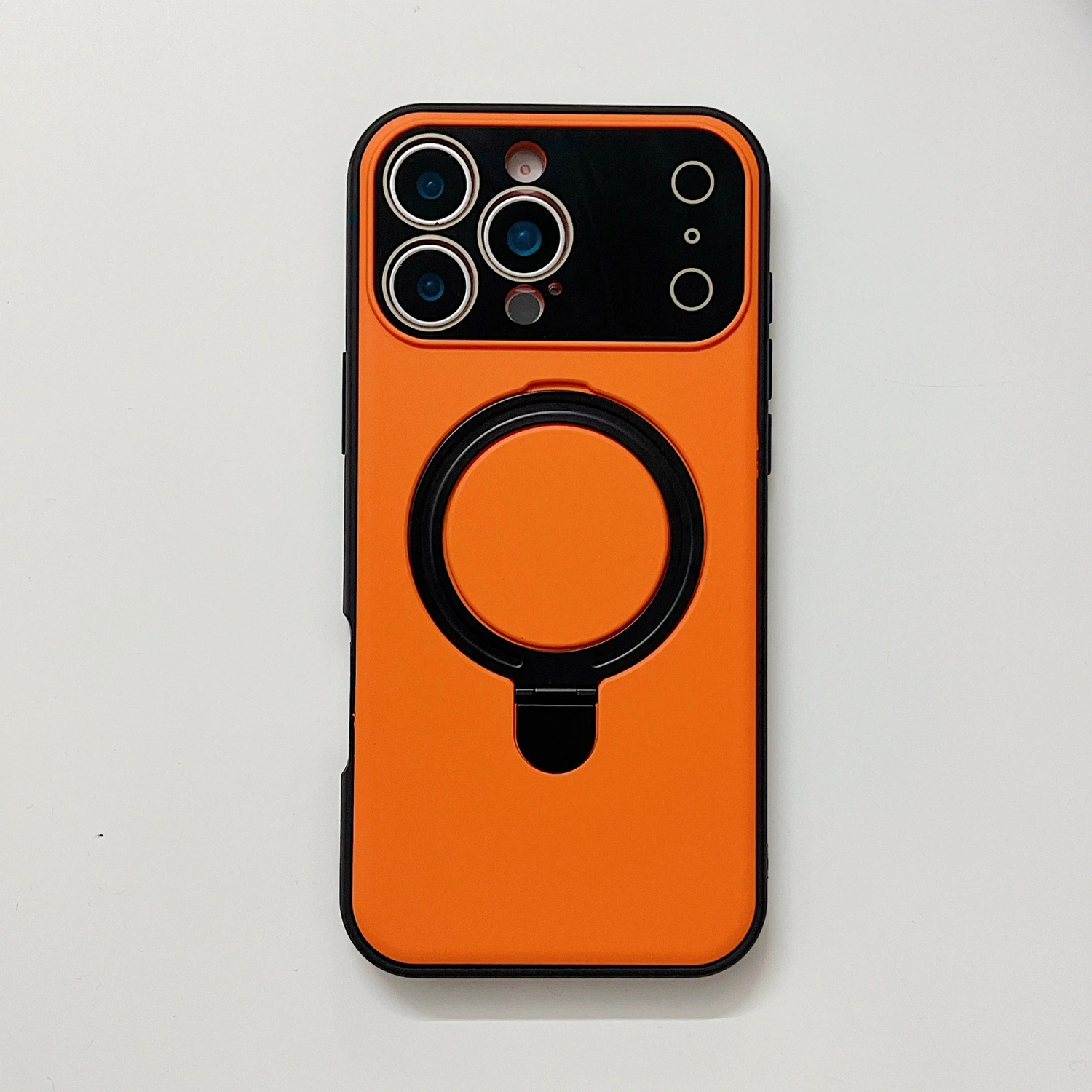 Large-screen Magnetic Bracket Phone Case With A Skin-like Finish And Drop-resistant Design