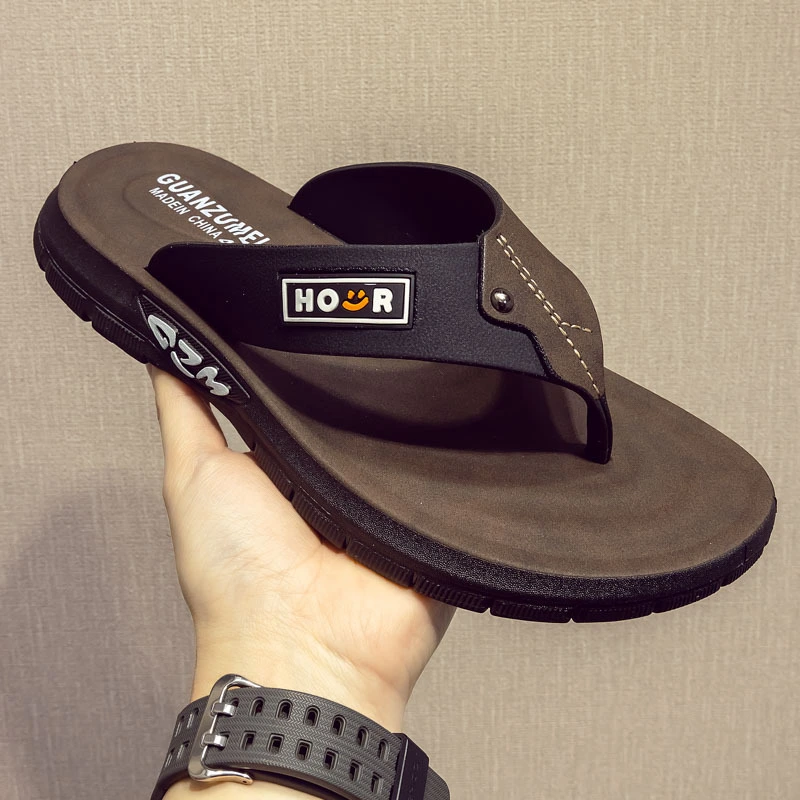 Beach-Ready Non-Slip Wear-Resistant And Odor-Proof Thick-Soled Flip-Flops