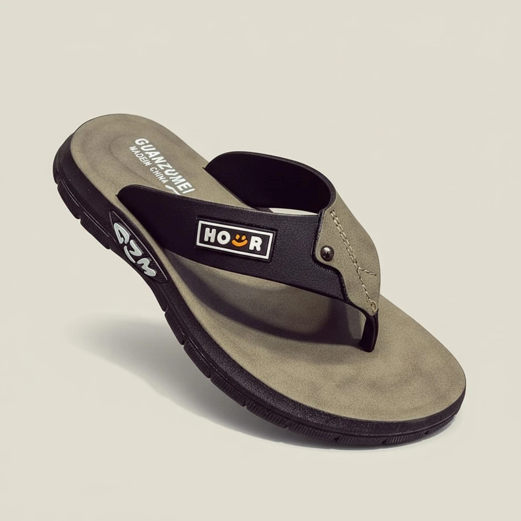 Beach-Ready Non-Slip Wear-Resistant And Odor-Proof Thick-Soled Flip-Flops
