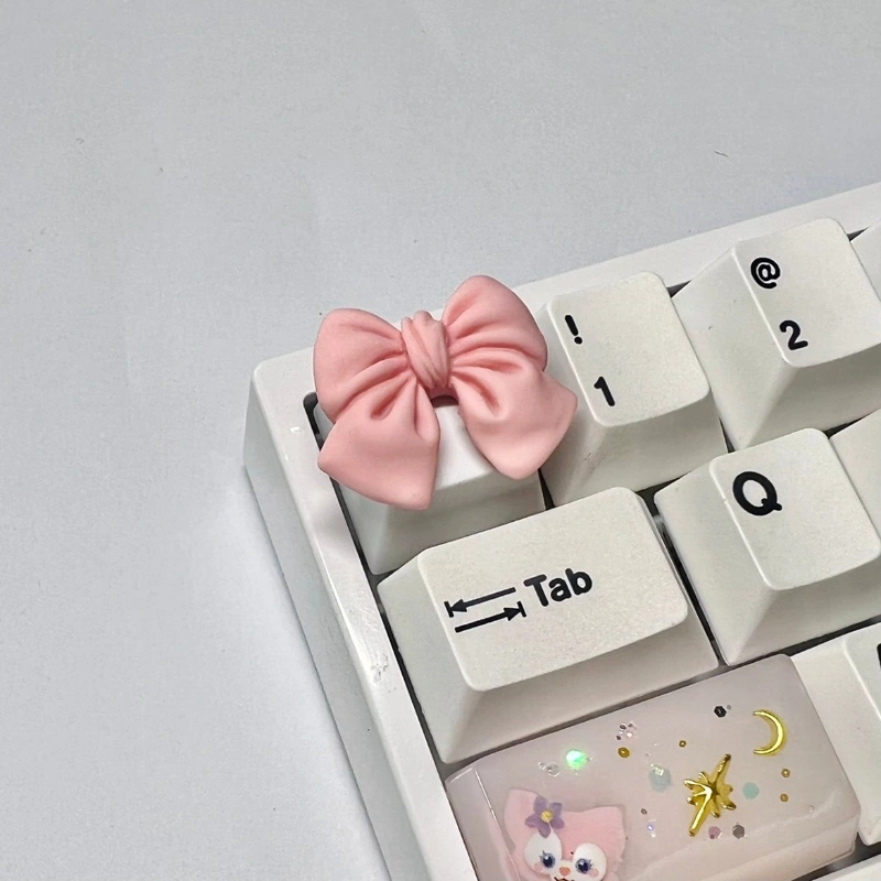Cute Bow-knot For Cross-axis Mechanical Keyboards Personalized Keycap Set