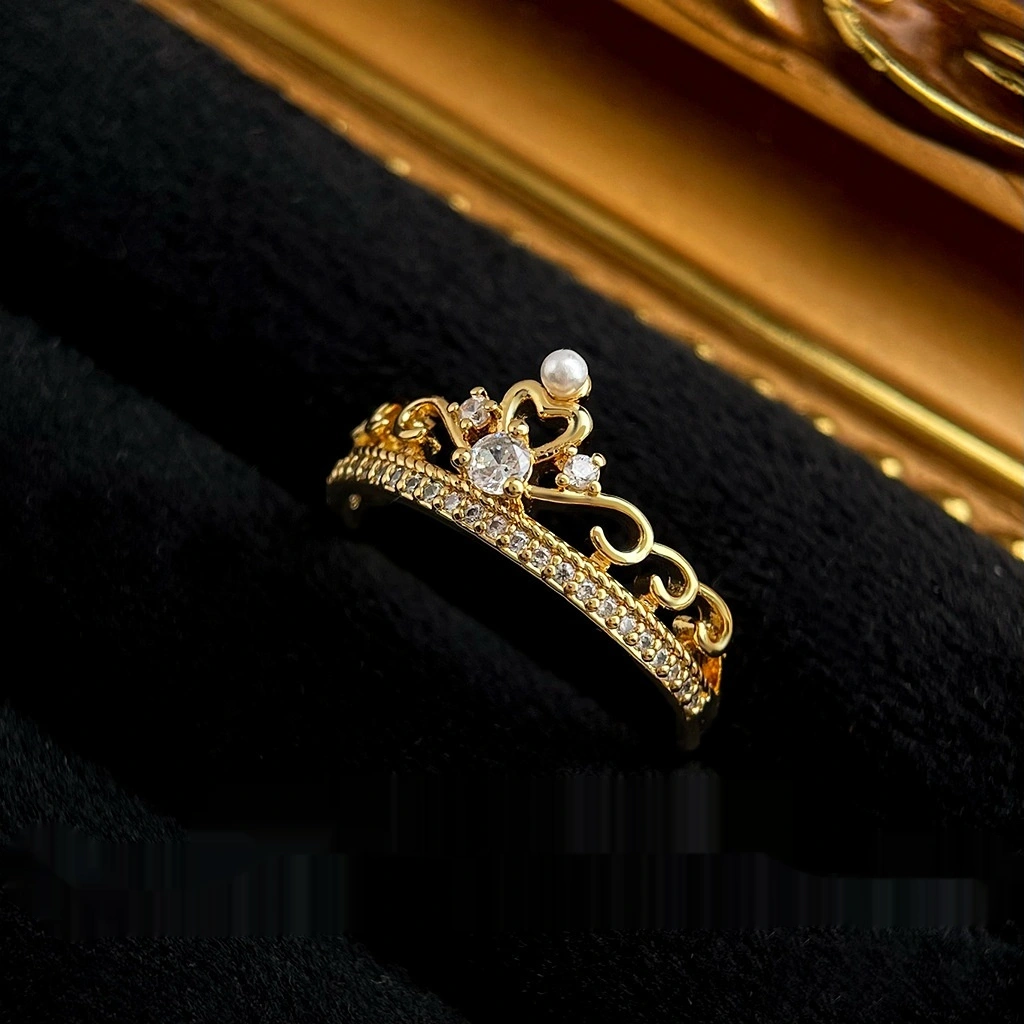 French Heavy Industry Colored Gemstone Zircon Ring