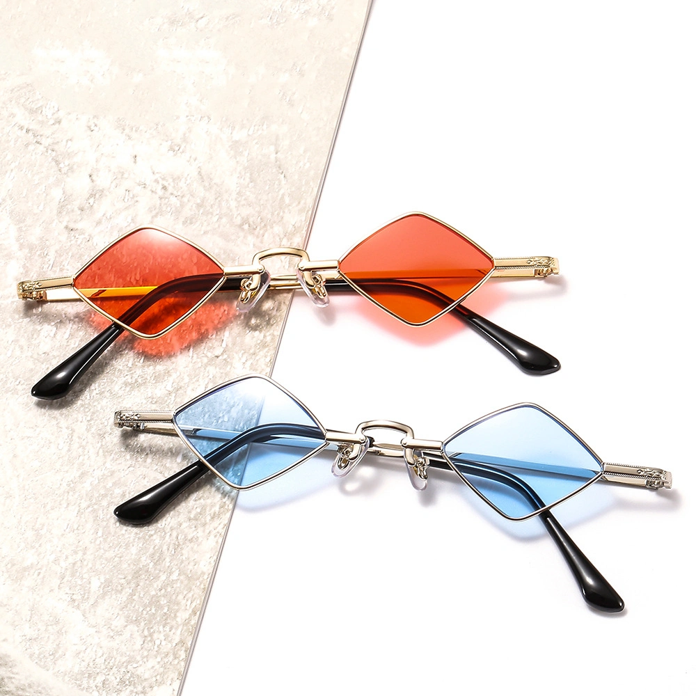 Trendy Triangle Irregular Alloy Small Frame Sunglasses
