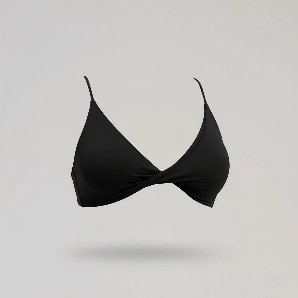 V-neck Thin-strapped Back-flattering Casual Yoga Bra