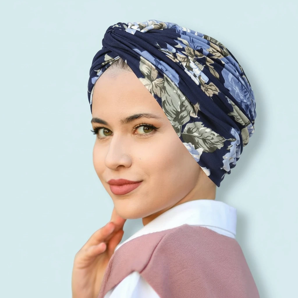 Printed Pullover Travel Hat Versatile Beanies For Women