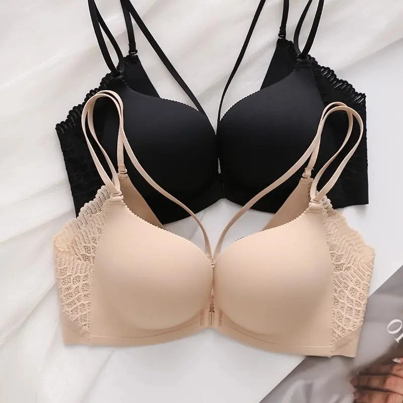 Womens Comfortable Seamless Wire-Free Push-Up Bra